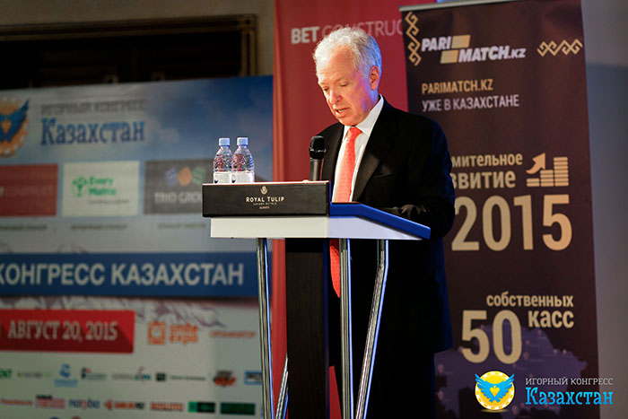 Франклин Леви на Игорном конгрессе Казахстан 2015