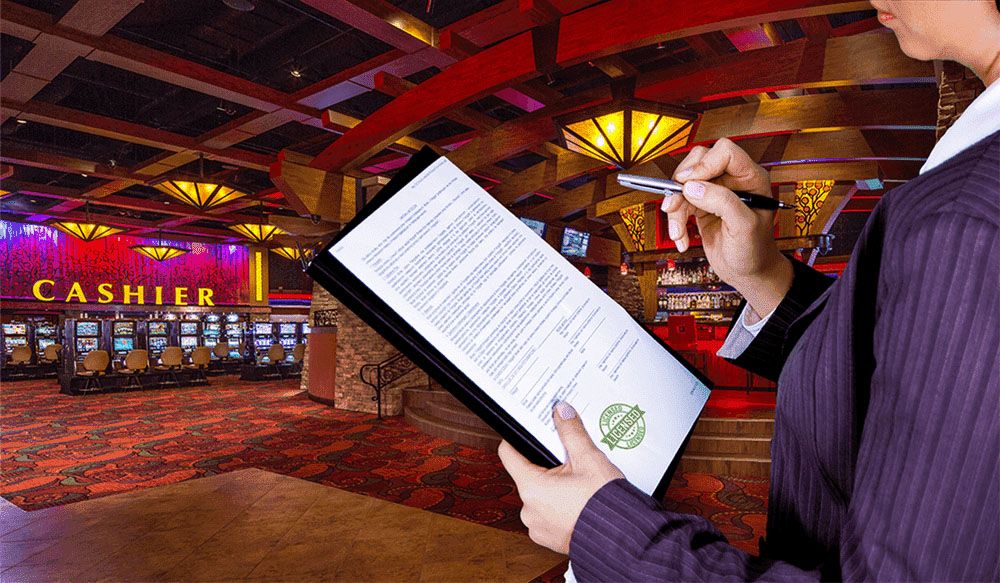 Gambling license for slot machines