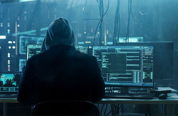 Hacker attack on an online casino