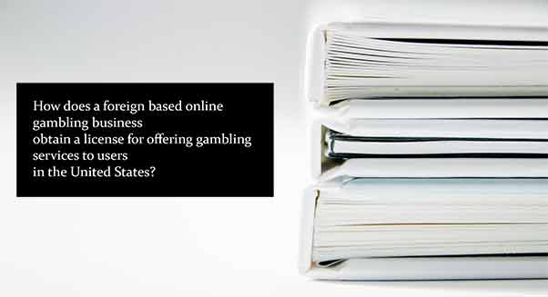 Gambling business license
