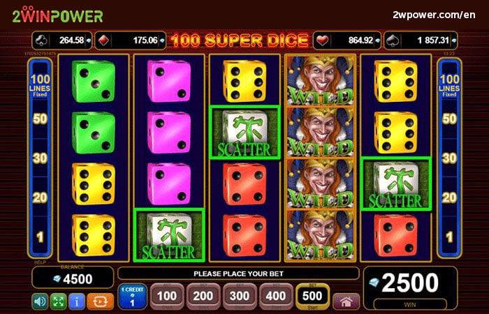 100 Super Dice slot by EGT