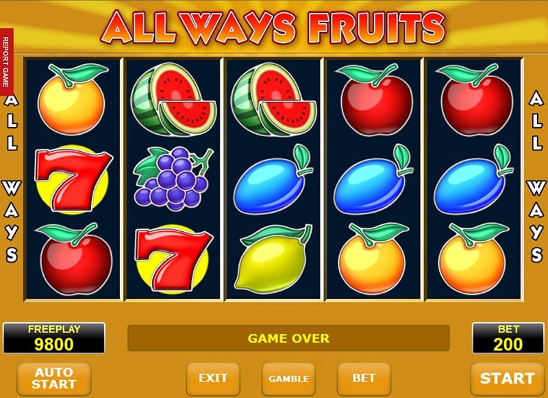 All Ways Fruits online slot by Amatic