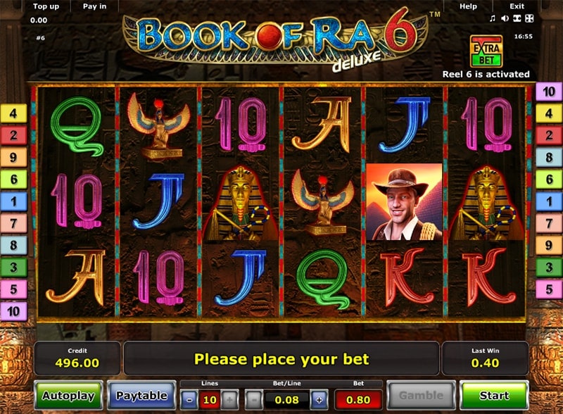 Greentube — Book of Ra 'Deluxe' 6 online slot