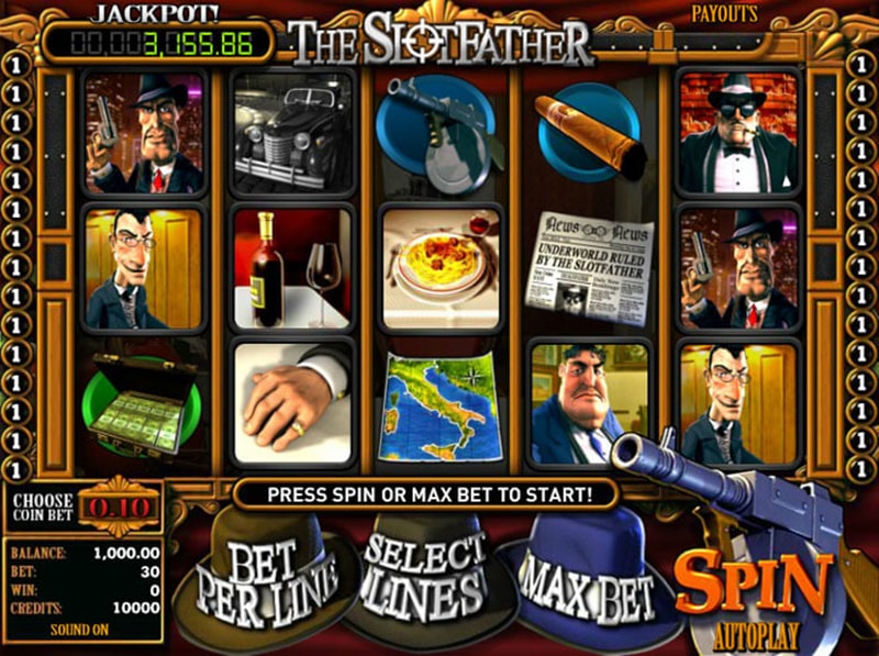 The Slotfather slot machine by BetSoft