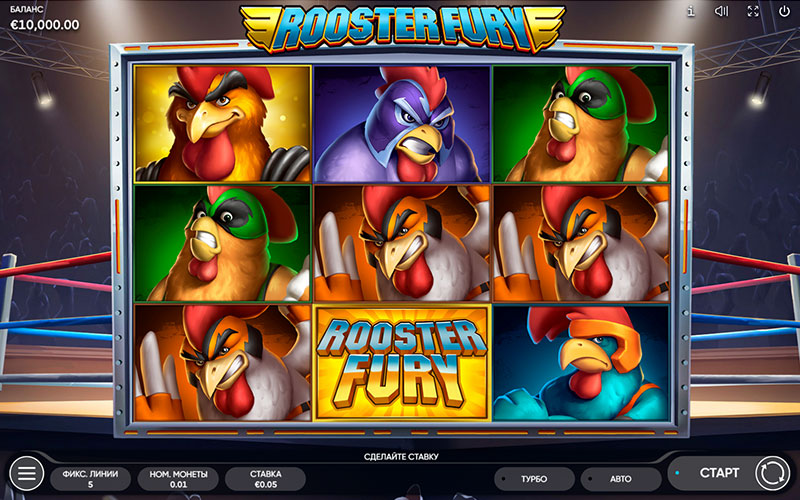 Rooster Fury от Endorphina