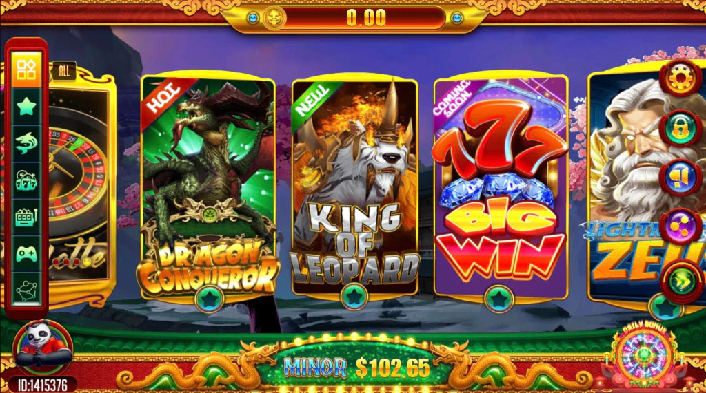 Content assortment of Panda Master