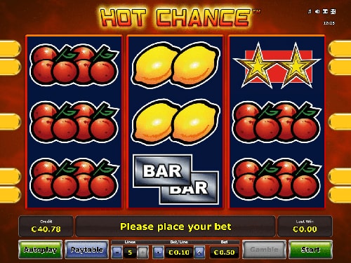 Игровой автомат Hot Chance от Greentube