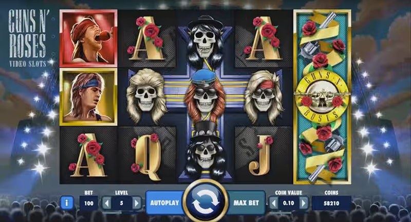 Игровой автомат от NetEnt — Guns n' Roses
