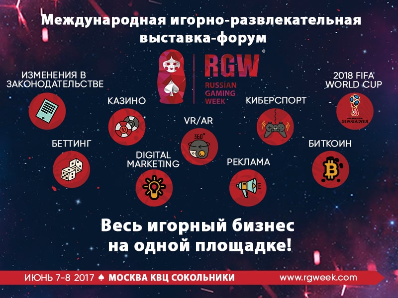 Russian Gaming Week 2017: игорная выставка от Smile-Expo