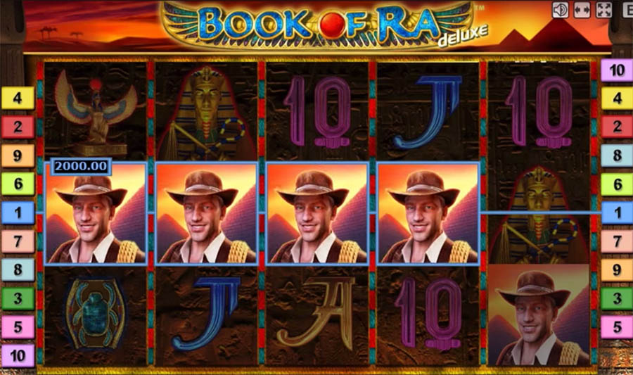 Slot machine from Novomatic — Book of Ra